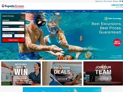 expedia cruiseshipcenters